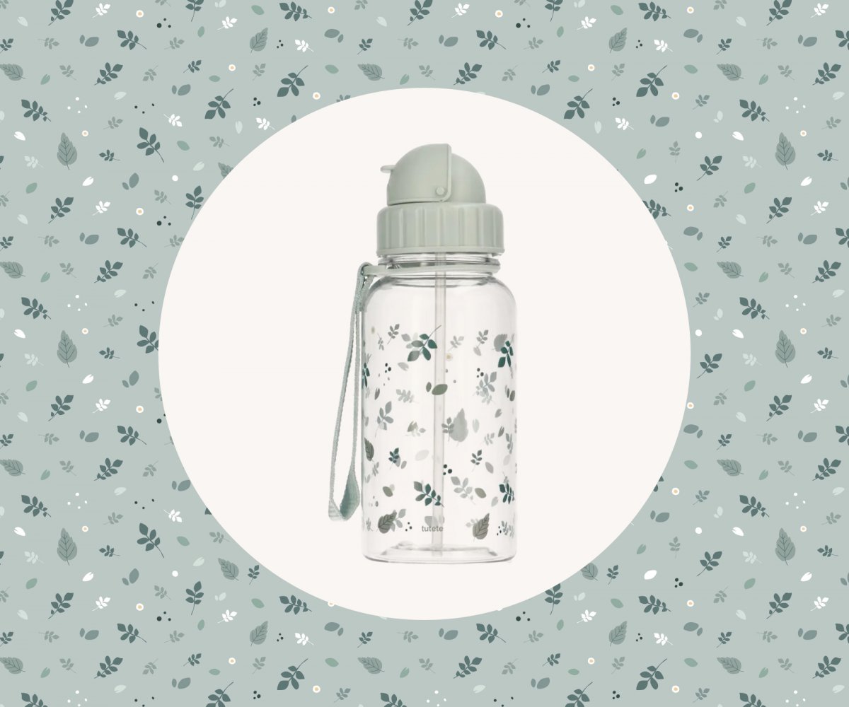 Plastic Bottle Leaves Sage Color