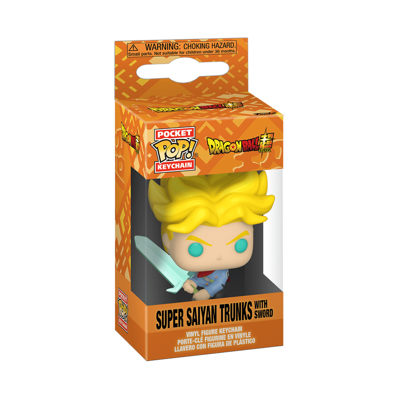 Portachiavi Pop! Super Saiyan Trunks con spada