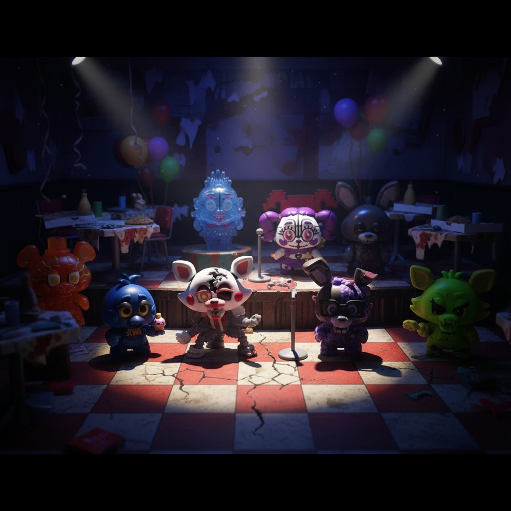 Cinco noches en Freddy's: entrega especial - Miniaturas misteriosas 