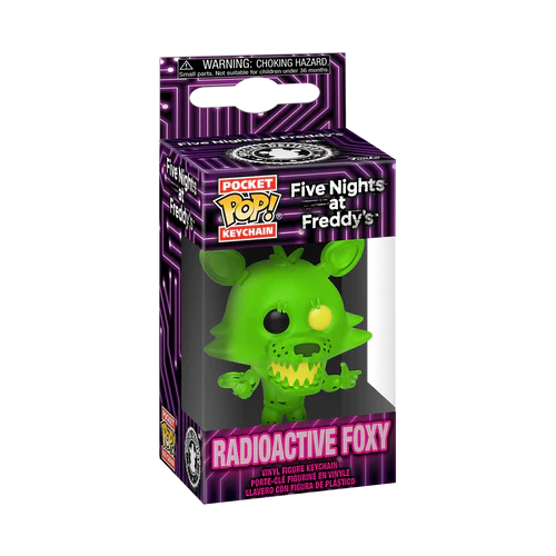 pop keychain radioactive foxy
