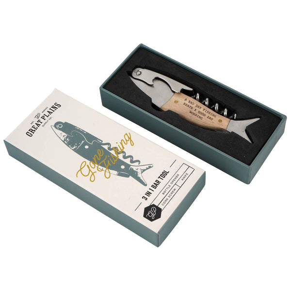 Sommelier Corkscrew Fish 'Un mal día de pesca...'