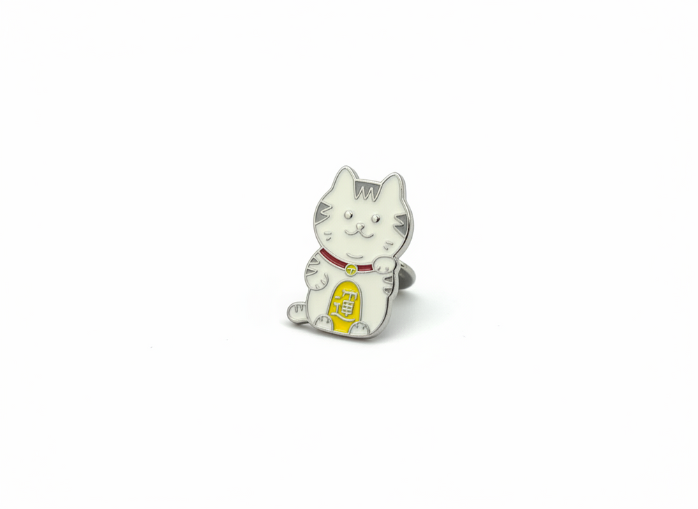 招き猫ピン