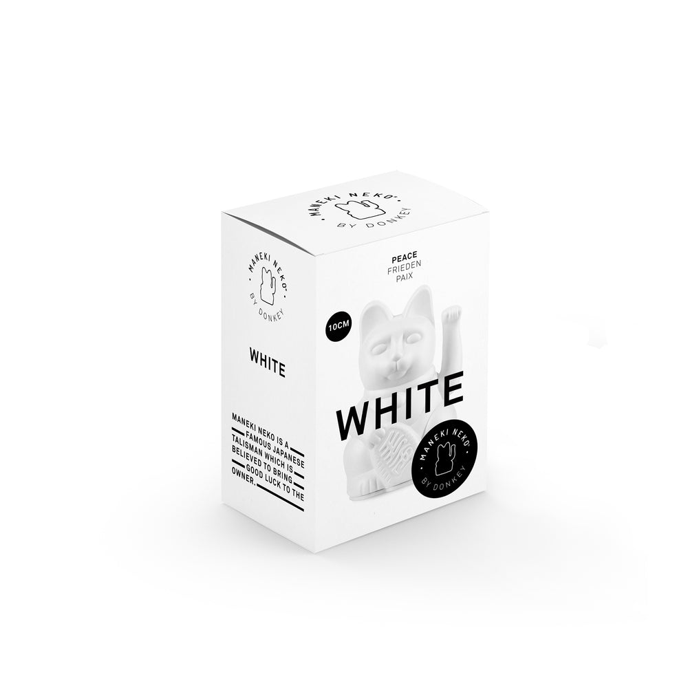 Mini Chat Chanceux Blanc