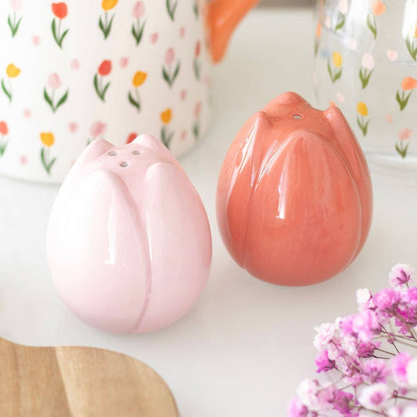 Salière et poivrière Tulipes – vue 2