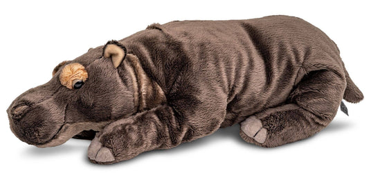 Hipopótamo deitado - 46 cm (comprimento) - peluche
