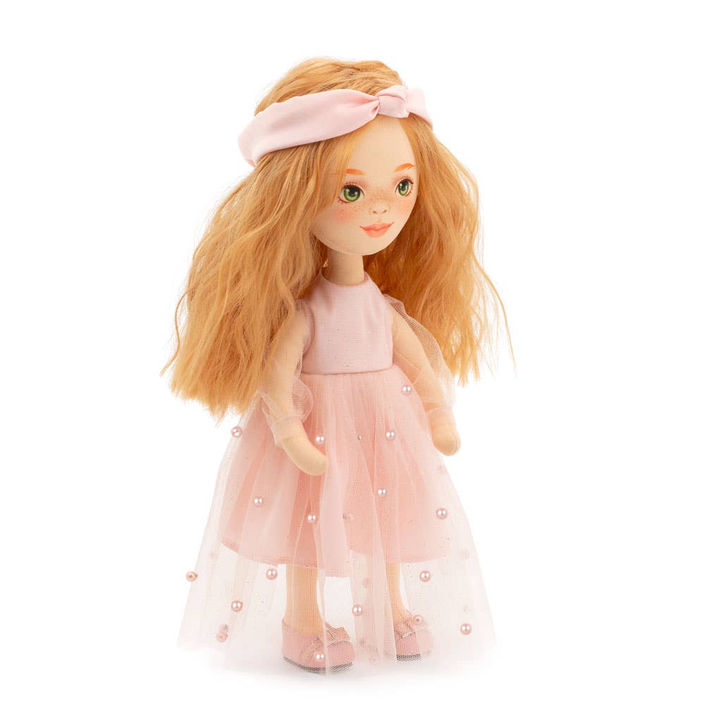 Muñeca Sunny con vestido rosa - 32 cm