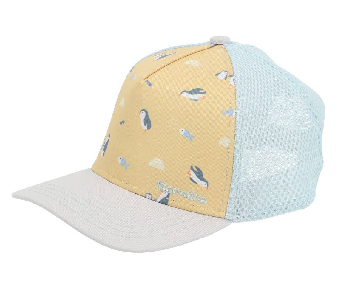 chapeau de protection solaire enfant pingouins monneka