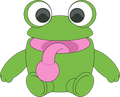 カエルのぬいぐるみ (9インチ)