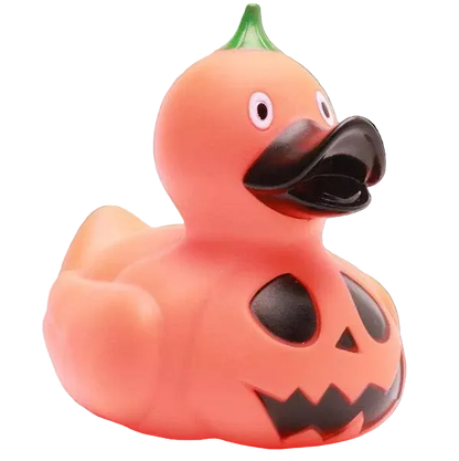 Pato calabaza de Halloween