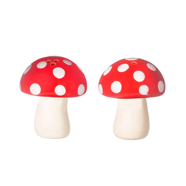 Sal e pimenta, cogumelos vermelhos