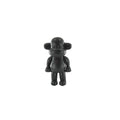 Adorno - Figura de mono 'La Leyenda' - Poliresina - Negro - 20,5 x 13,5 x 35 cm