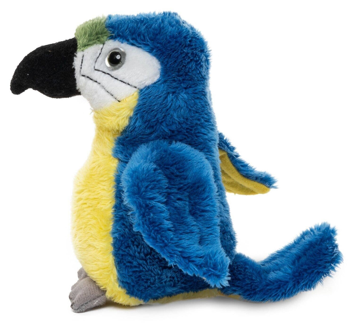 Peluche de loro azul