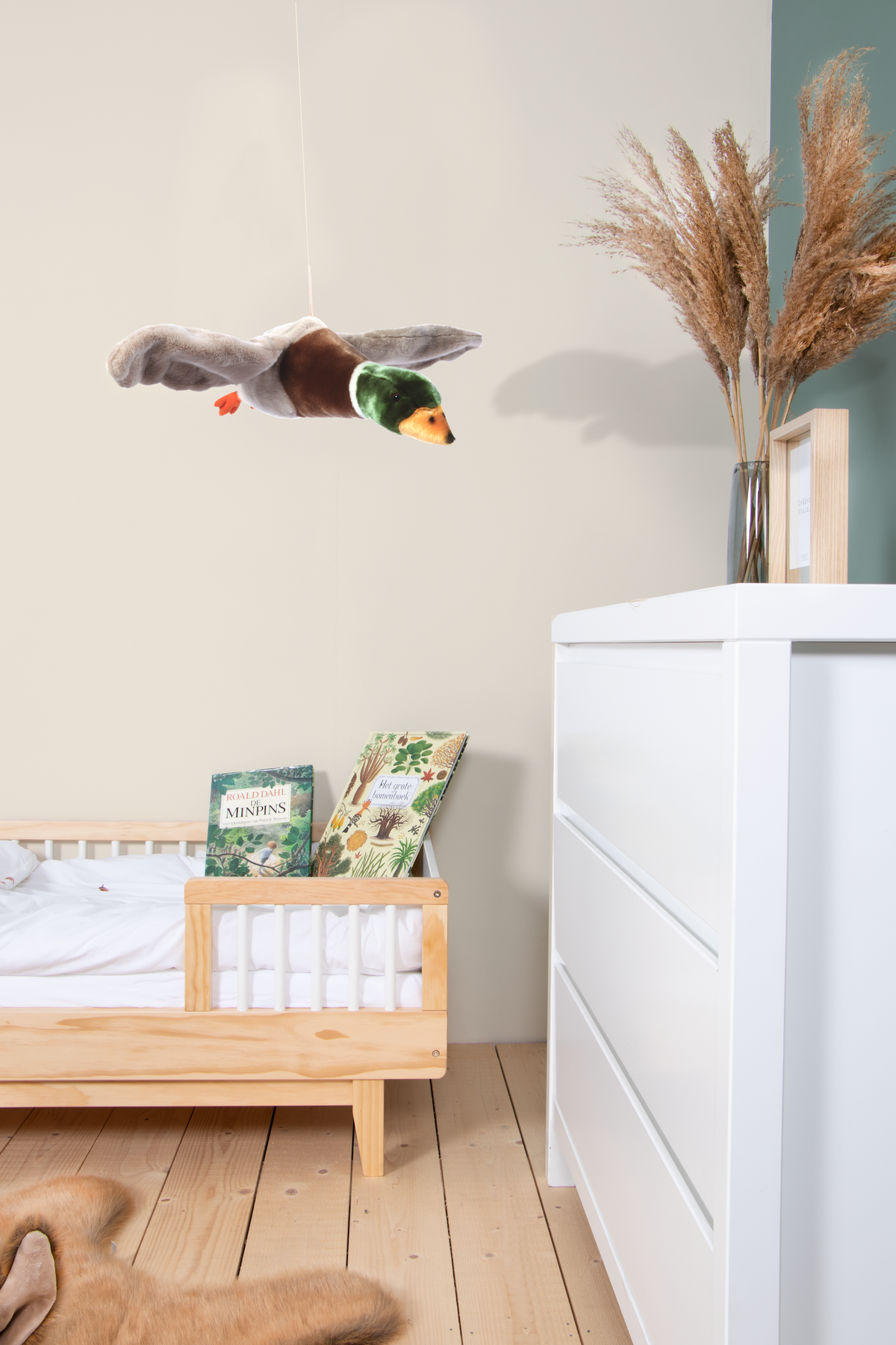 Décoration à suspendre peluche Alain le Canard Volant
