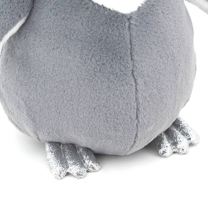 Peluche Fluffy le pingouin gris - 22 cm - dès 0 mois