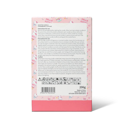 Bougie parfumée à la fraise, Hello Kitty Bakery