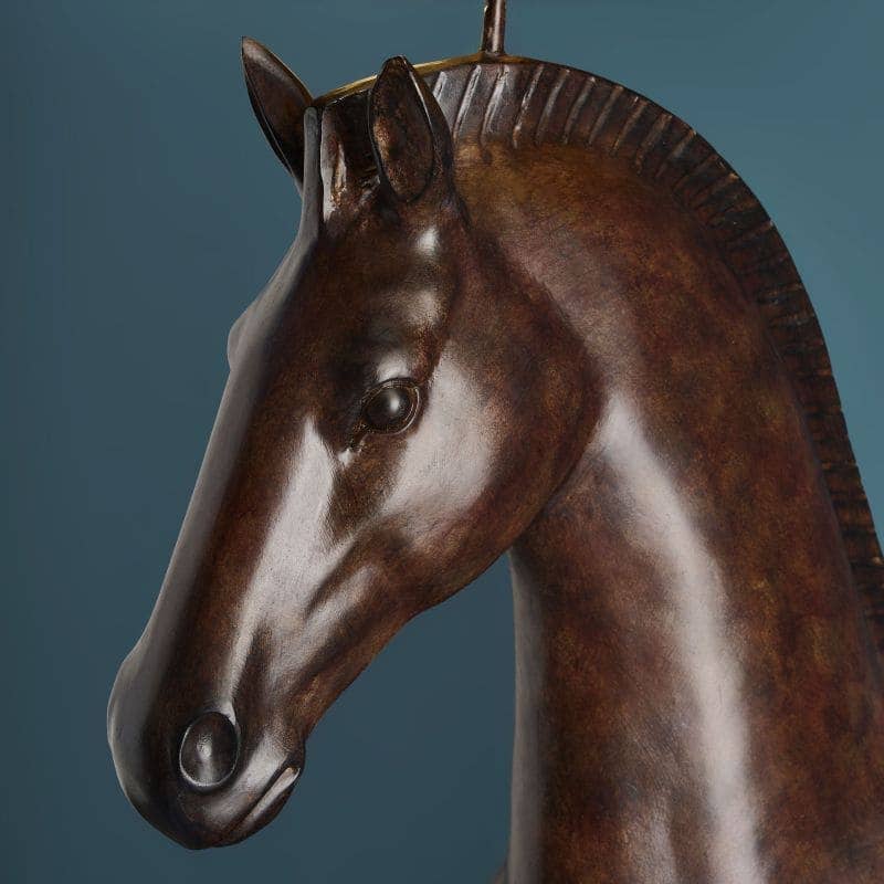 Amadeus vloerlamp, bruin, 47 x 40 x 153 cm