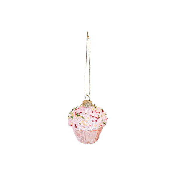 Weihnachtskugel-Cupcake