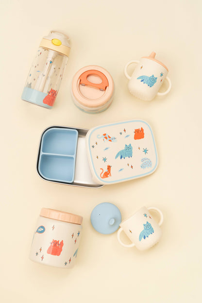 Bouteille d'eau Tritan pour enfants Meowtiful Cats