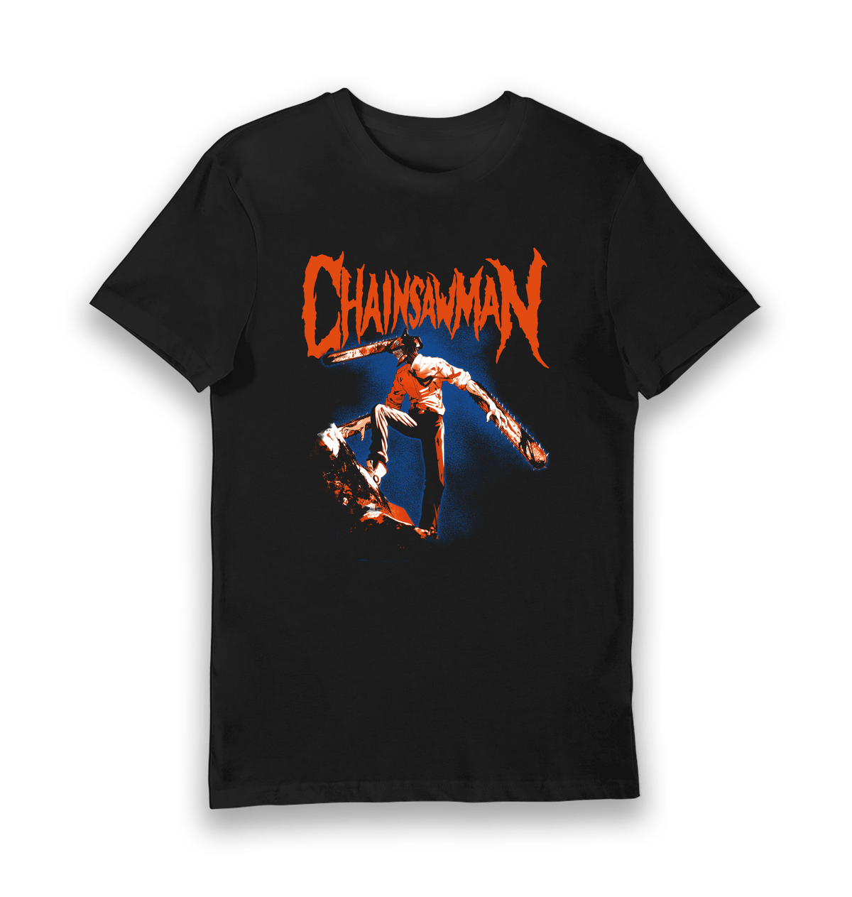 T-shirt adulte Chainsaw Man logo rouge