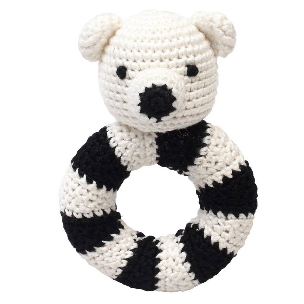 Hochet anneau - Ours Blanc