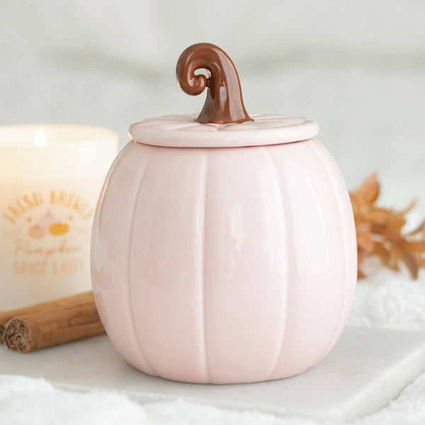 Brûle-parfum automnal citrouille rose m
