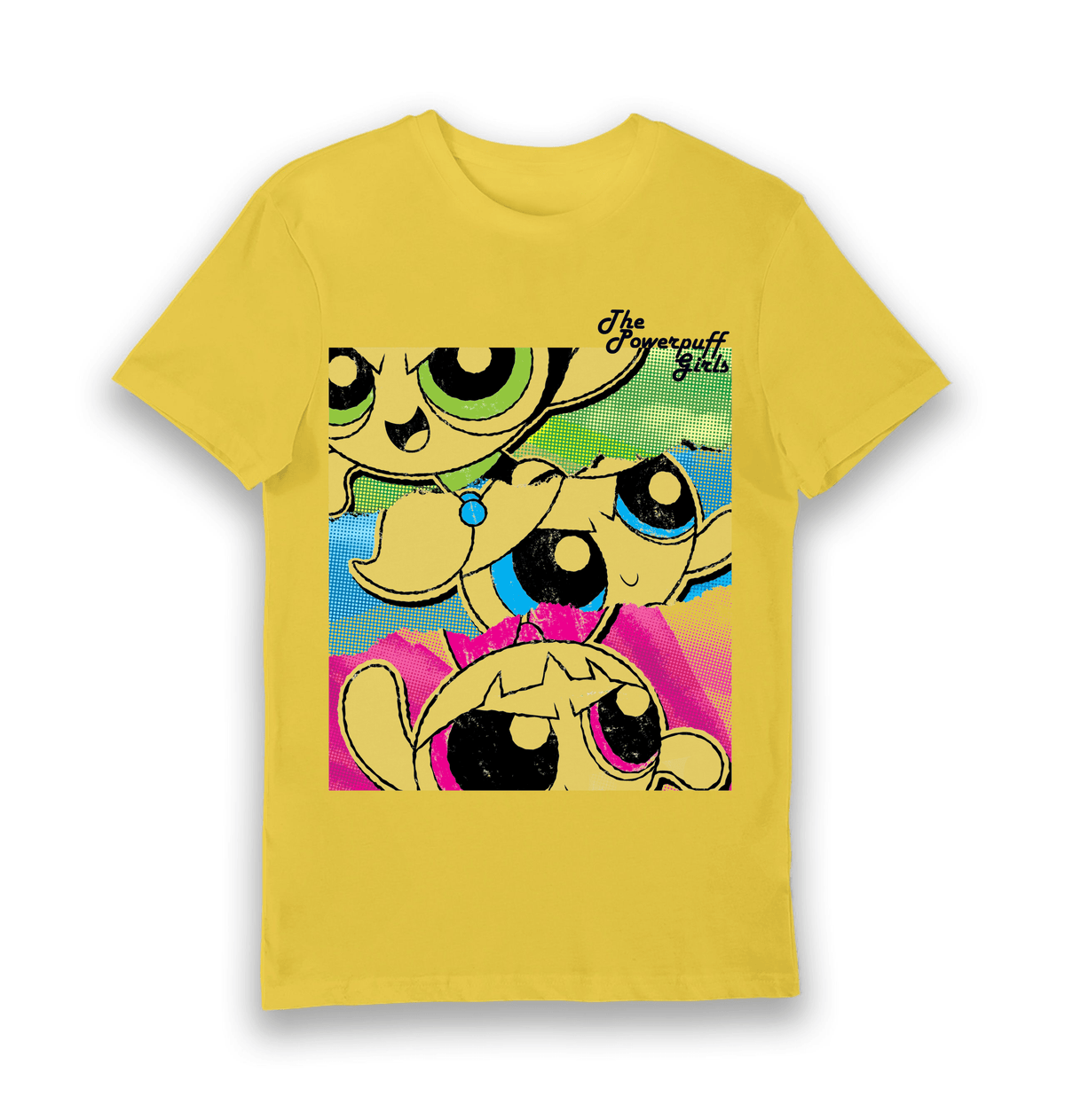 T-shirt adulte Powerpuff Girls affiche vintage