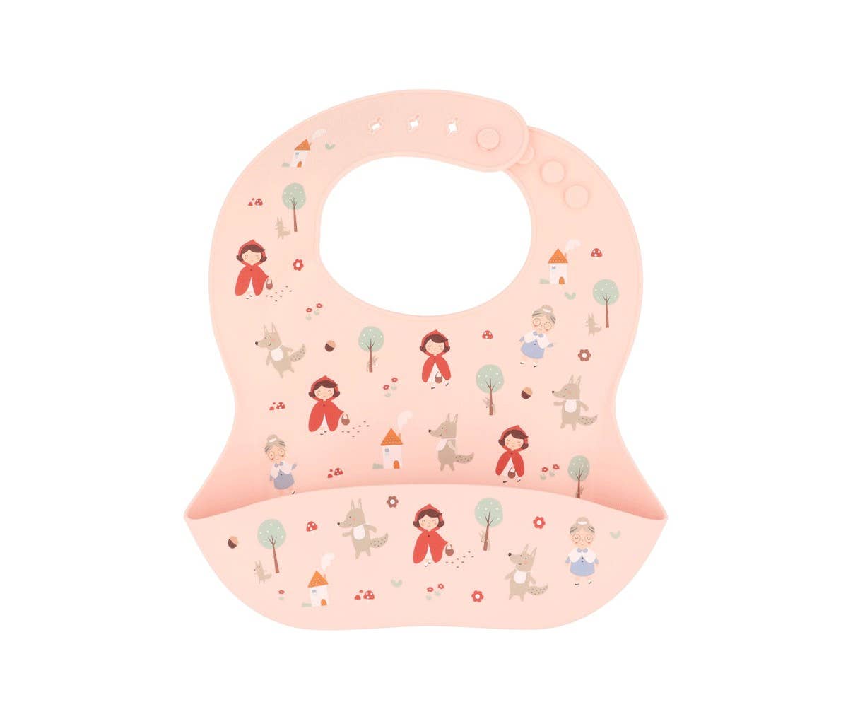 Little Red Riding Hood silicone bib