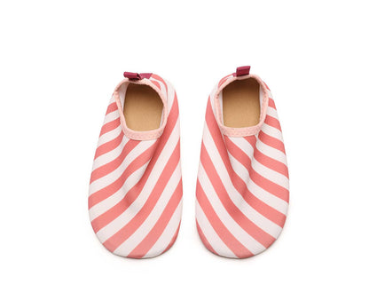 Kids' Aqua Shoes Striped Bloom & Blush