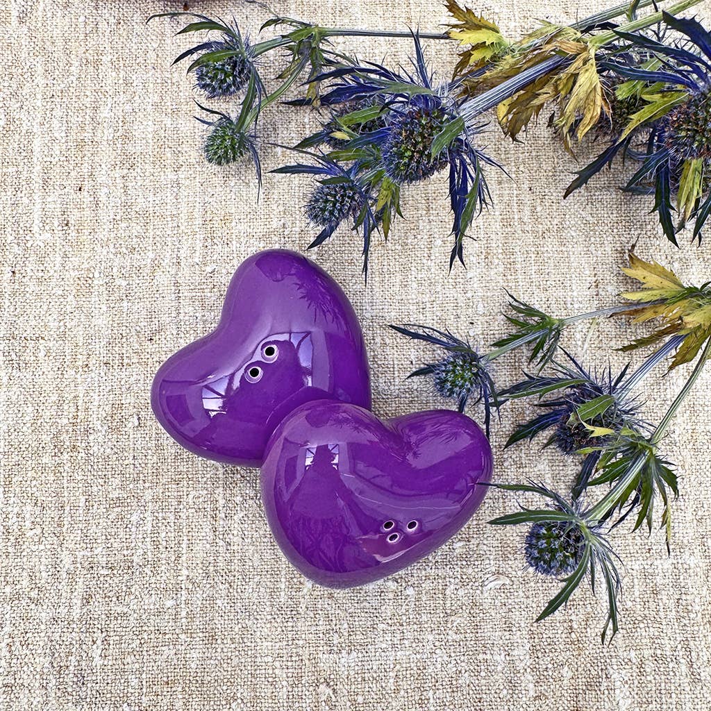 Sel et poivre Cœur violet