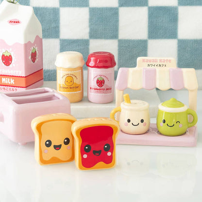 Salt and Pepper Kawaii Toasts with Toaster Holder