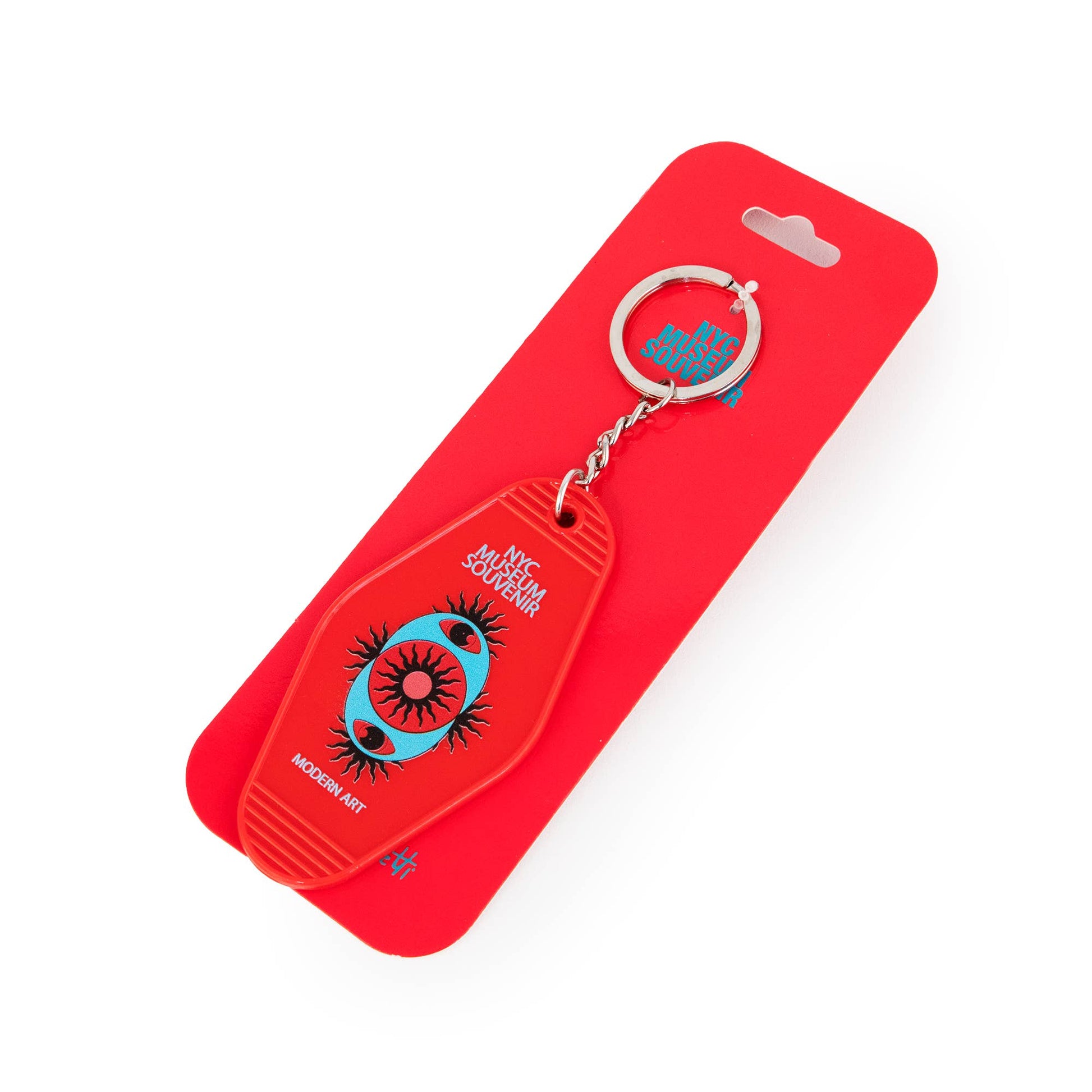 Porte Clés Musée Nyc Rouge Helio Ferretti Vue 2