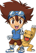 Figurine Tai & Agumon
