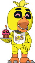 Figurine Chica Flocked