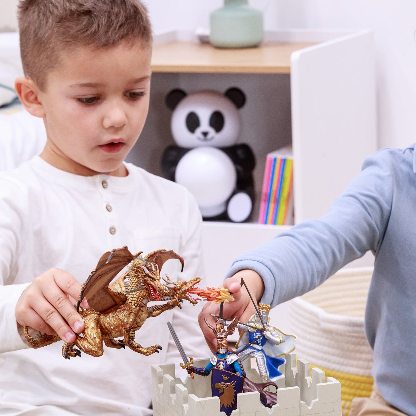Figurine Roi au dragon à l'arc