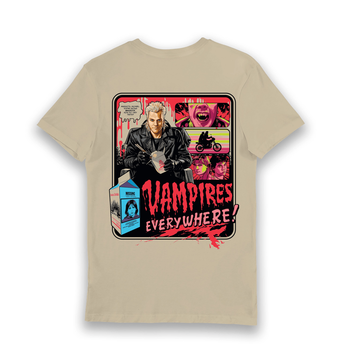 T-shirt adulte The Lost Boys David Vampires Everywhere recto-verso