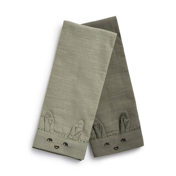 Lot de 2 Serviettes de Table Mineral Green / Sauge