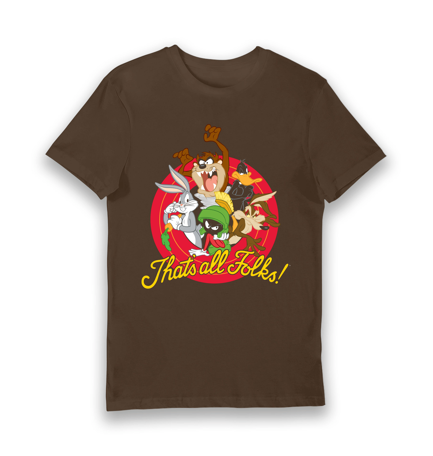 T-shirt adulte Looney Tunes That's All Folks personnages