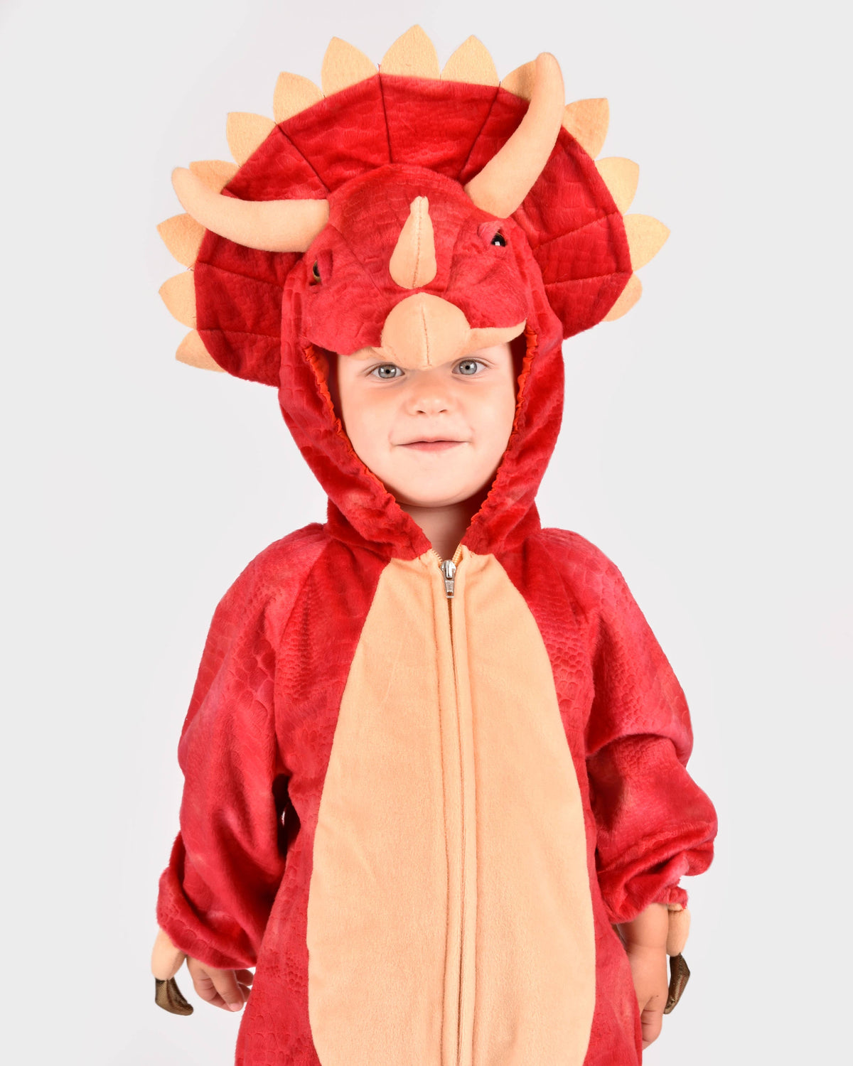 Combinaison dinosaure Tricératops pour enfants 4-6 ans (110-116 cm)