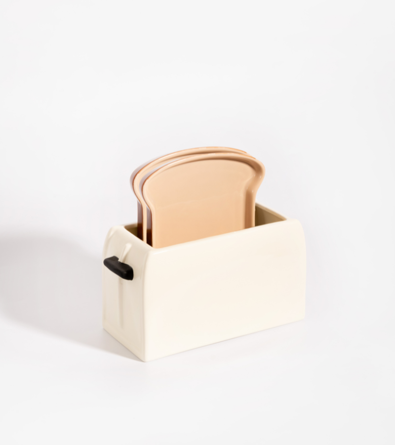 Set di due piatti per toast