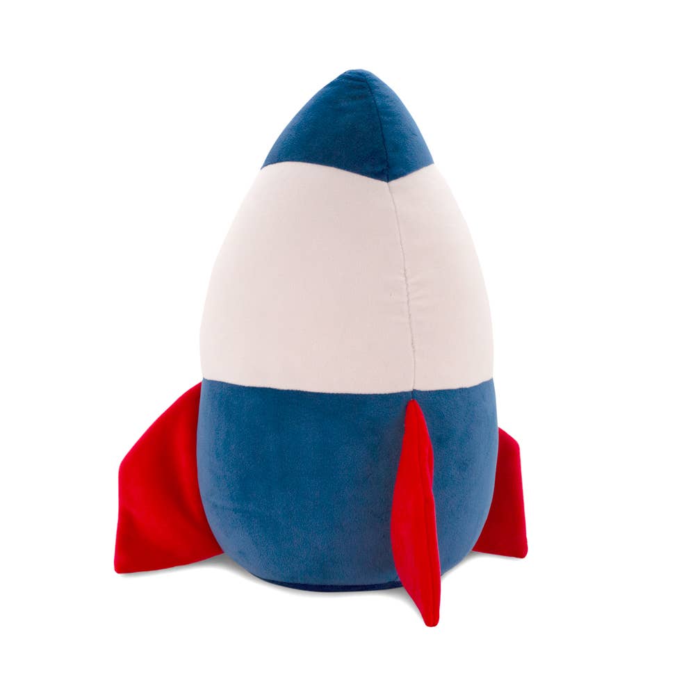 Coussin Peluche Fusée 35 cm