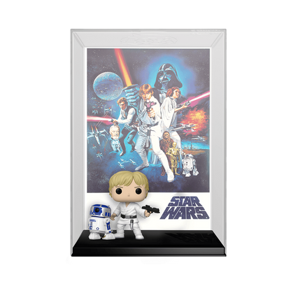 Pop! Movie Poster Luke Skywalker with R2-D2