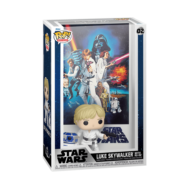 Pop! Movie Poster Luke Skywalker with R2-D2