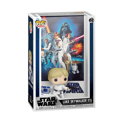 Pop! Movie Poster Luke Skywalker with R2-D2