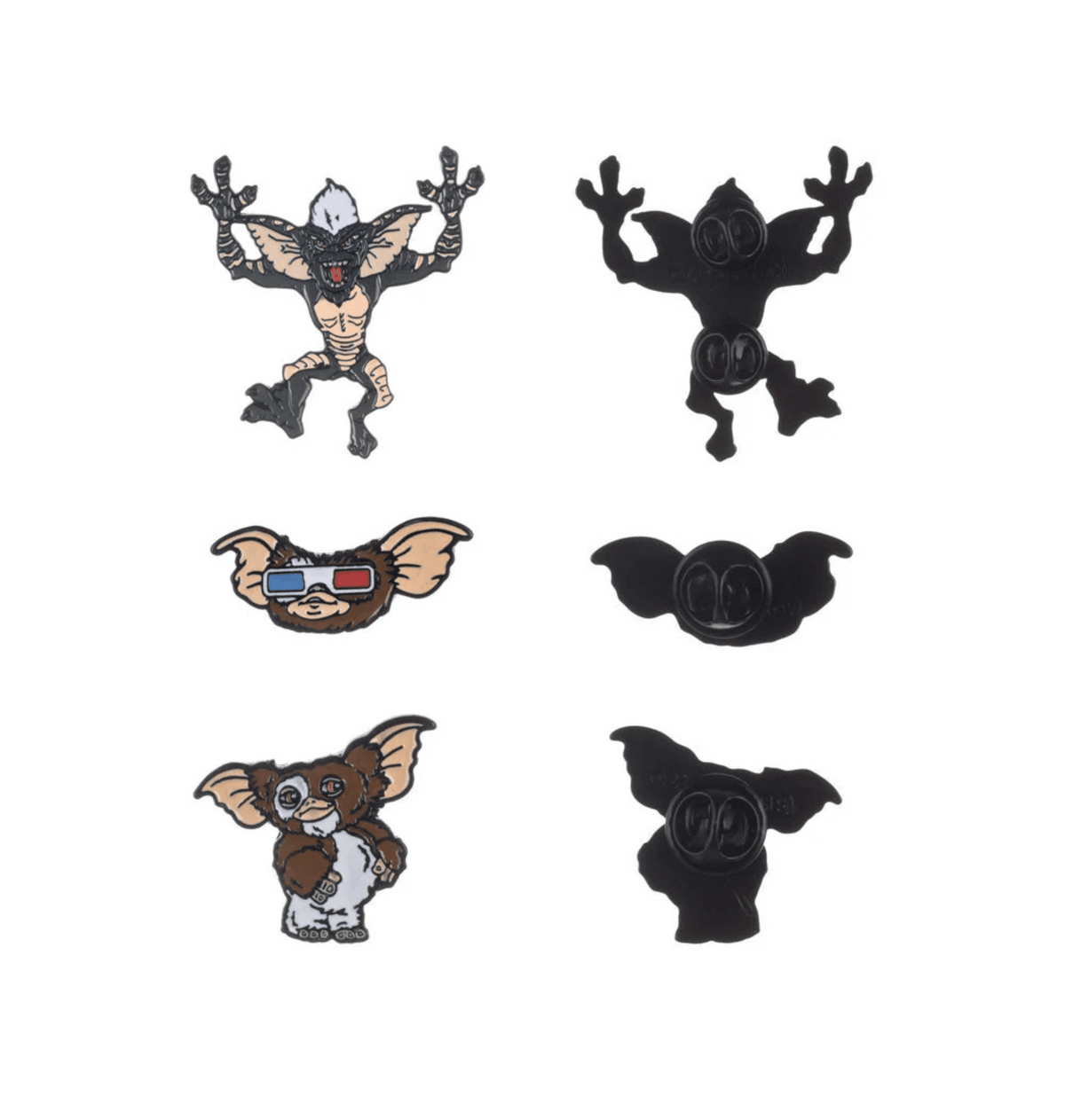 Set de 3 pins Gremlins