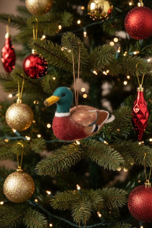 Boule de Noël en Feutrine Maddox le Canard Colvert