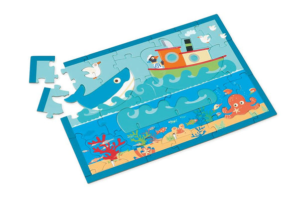 3D-puzzelspel - Oceaan