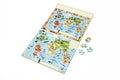 2 en 1 Puzzle Magnétique - Jeu de Recherche Discovery - Le Monde