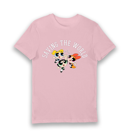 T-shirt adulte Powerpuff Girls Saving the World