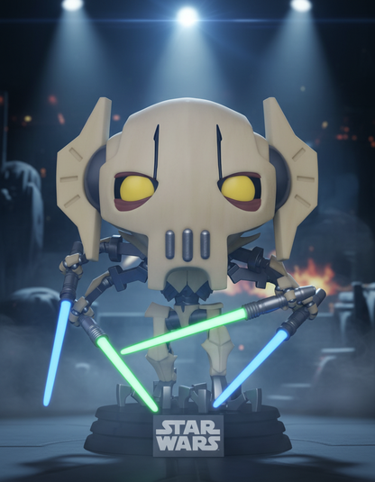 ¡Pop! General Grievous con sables de luz