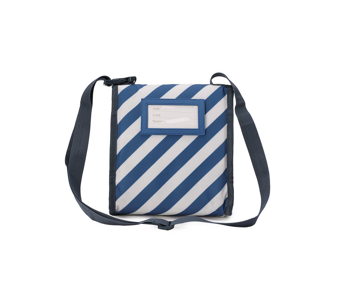 Sac à goûter isotherme Stripes Blues & Beyond
